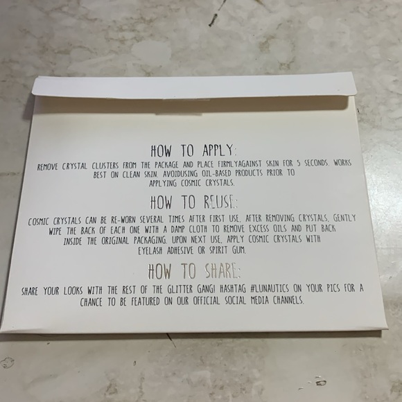 ***FREE WITH PURCHASE*** Lunautics Cosmic Crystals Face Jewels - Picture 2 of 2